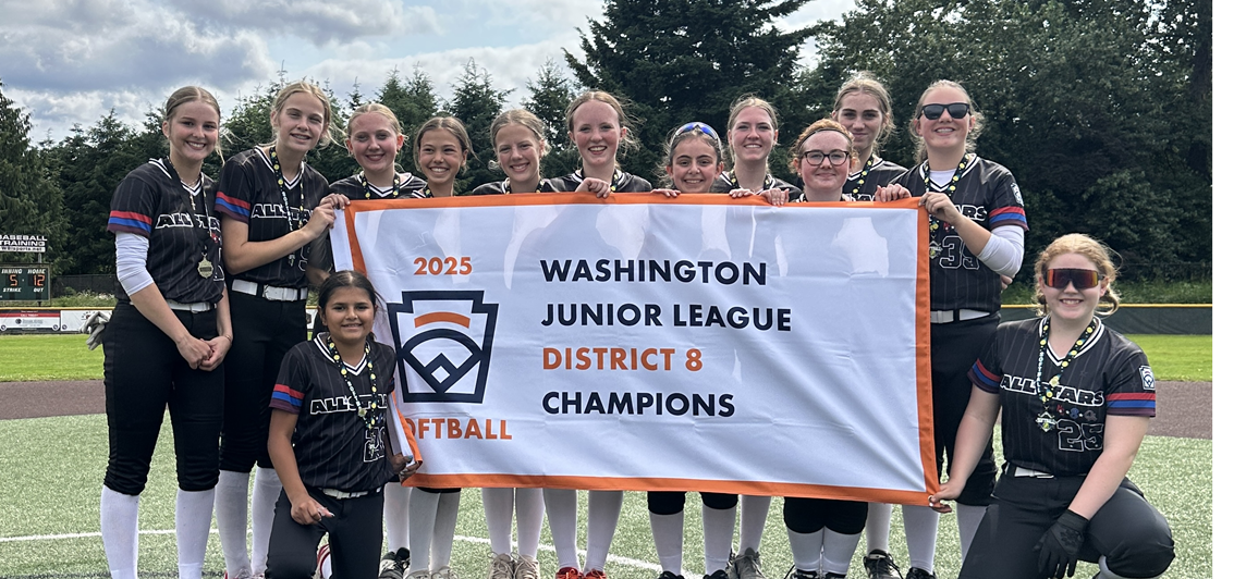Junior Softball All Stars-Champions of District 8 2025