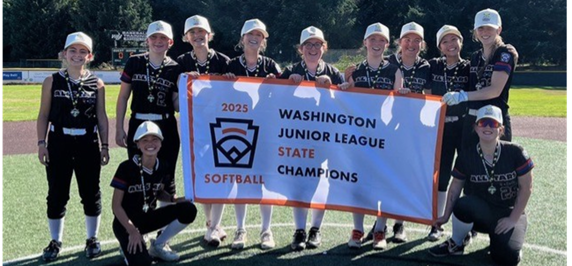 Junior Softball Washington State Champions 2025